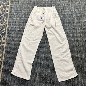 NWT White Beach Pants size Small